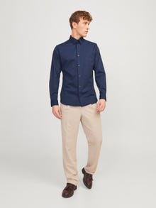 Jack & Jones Slim Fit Společenská košile -Navy Blazer - 12241530