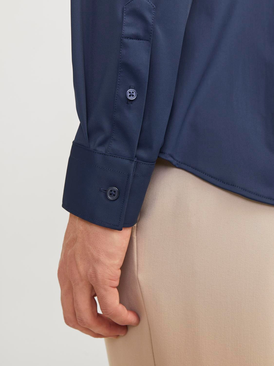 Jack & Jones Camisa Formal Slim Fit -Navy Blazer - 12241530