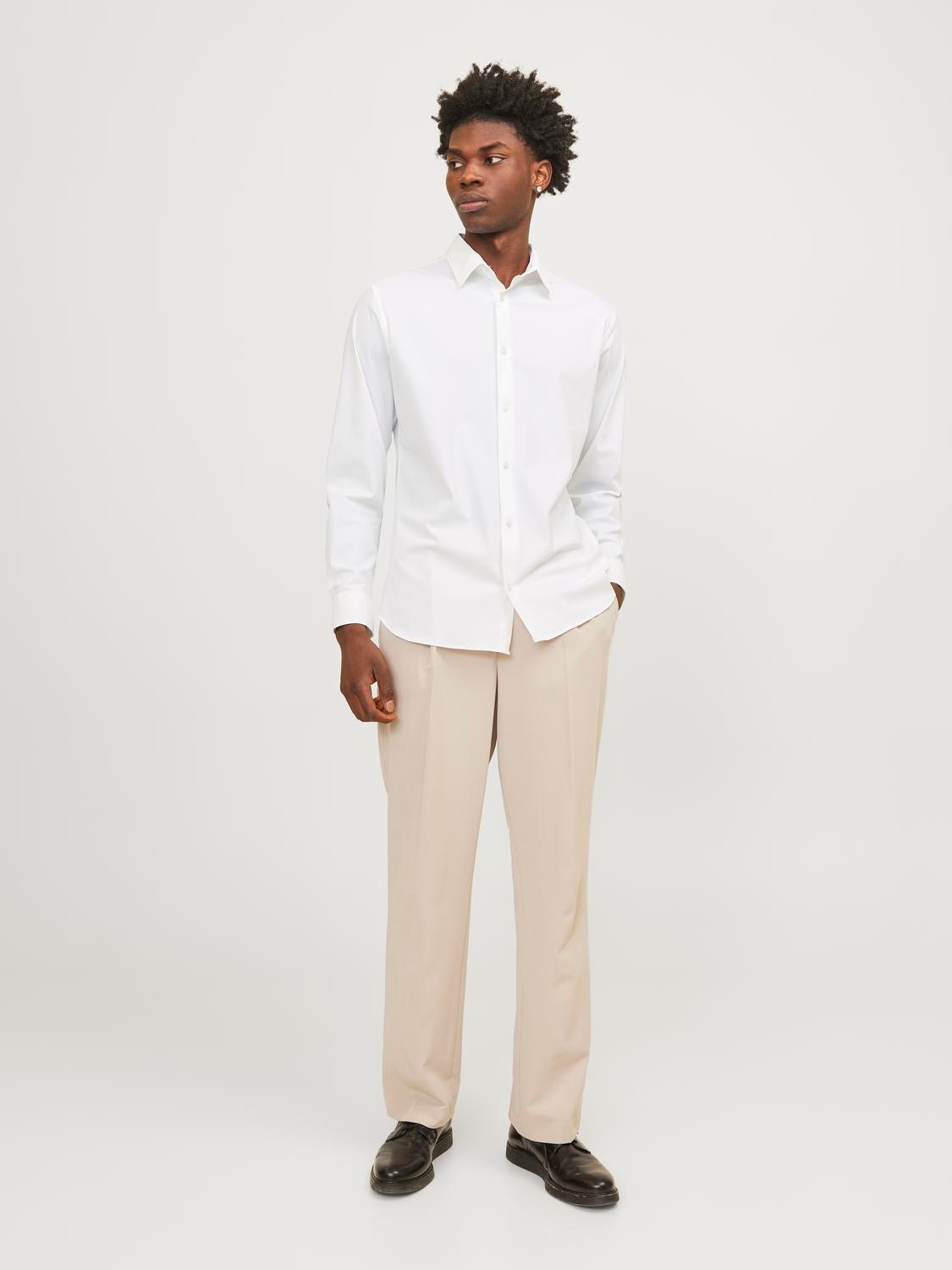 Jack & Jones Camisa Formal Slim Fit -White - 12241530