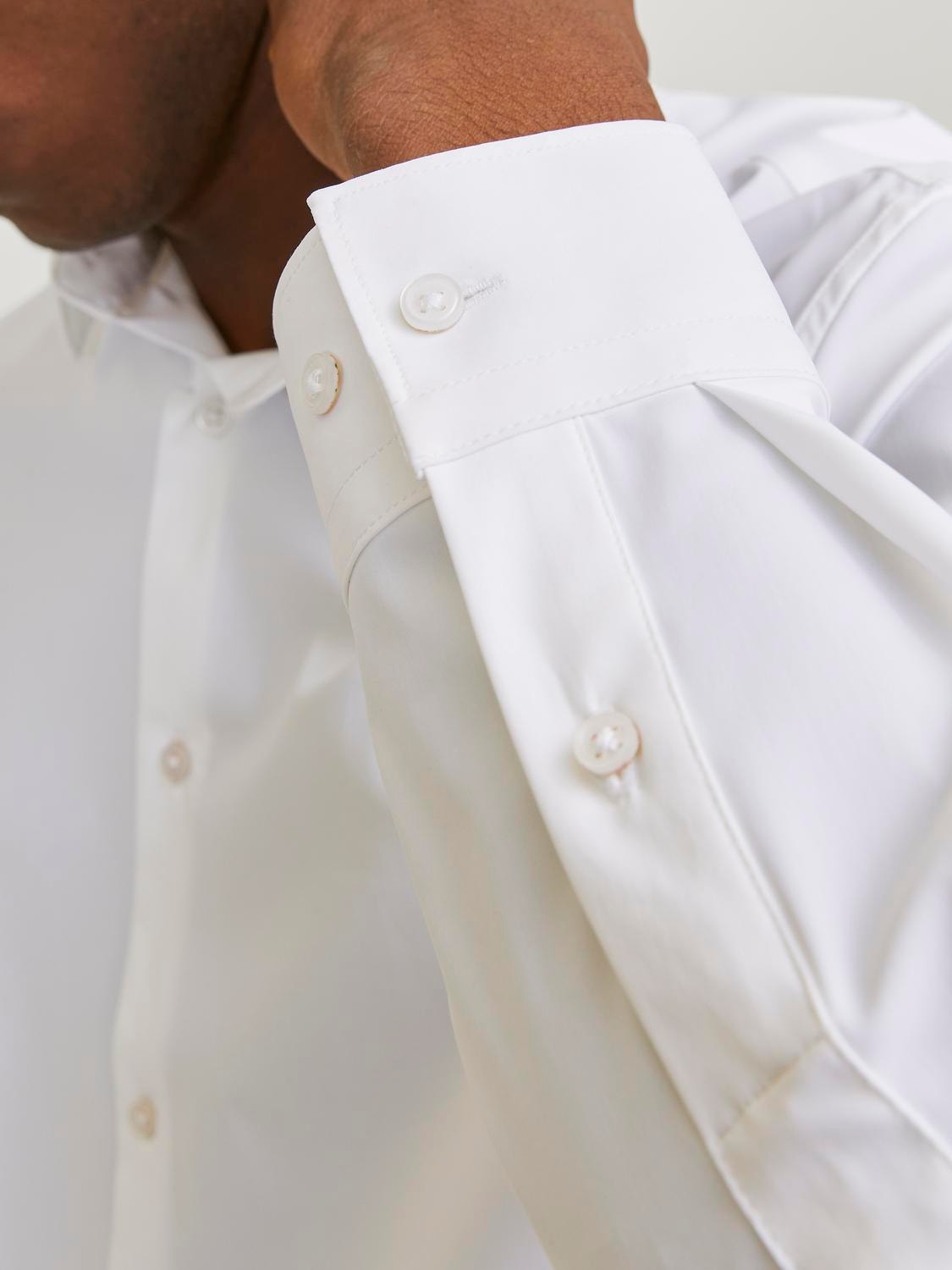 Jack & Jones Slim Fit Oberhemd -White - 12241530