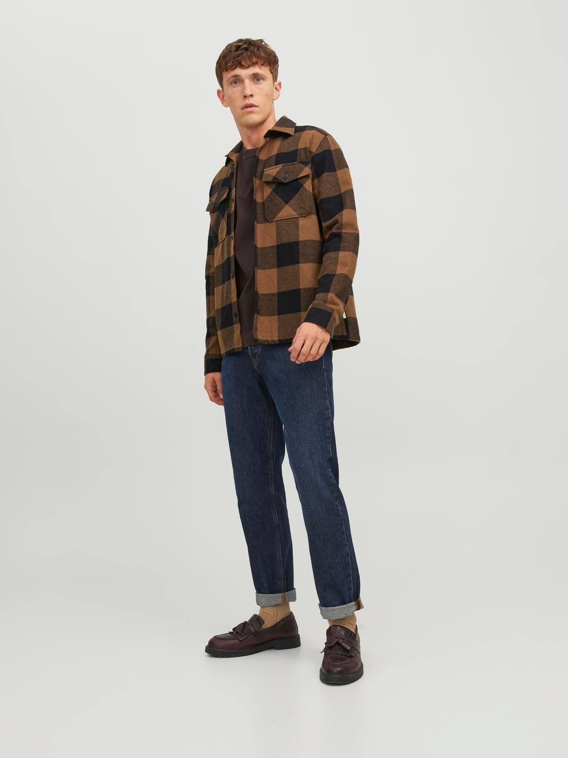 Jack & Jones Comfort Fit Paitatakki -Elmwood - 12241533