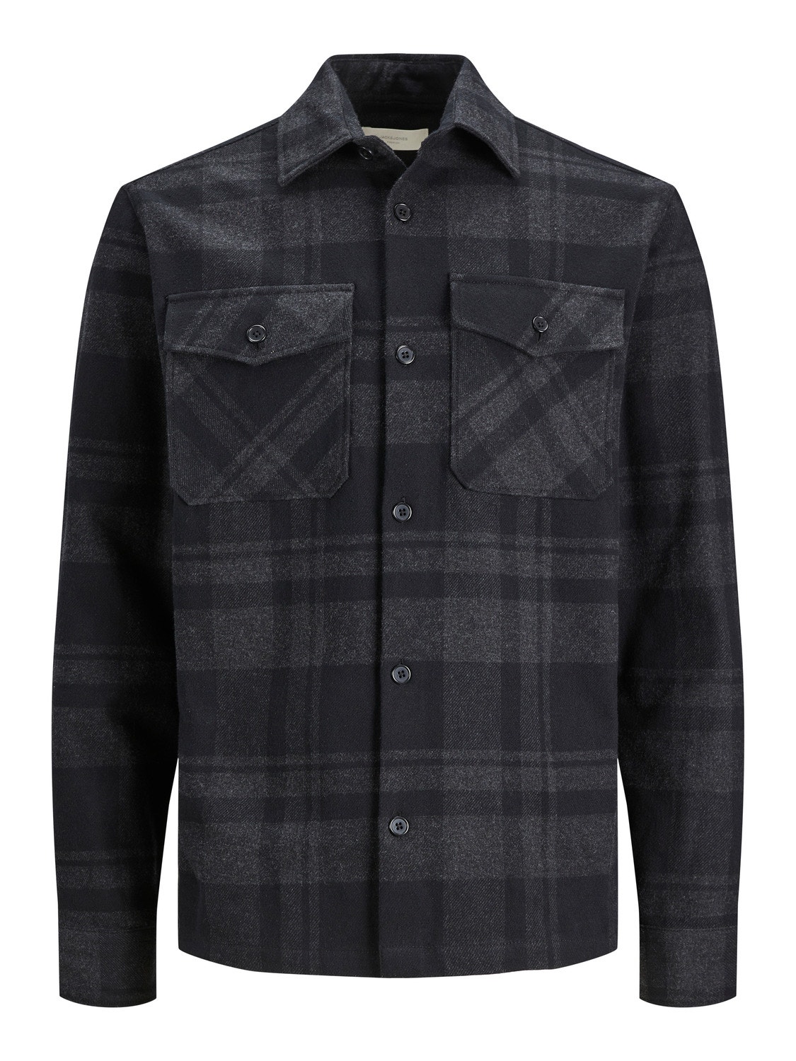 Jack & Jones Mugav lõige Pealispluus -Dark Grey Melange - 12241533