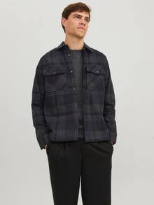 Jack & Jones Comfort Fit Overshirt -Dark Grey Melange - 12241533