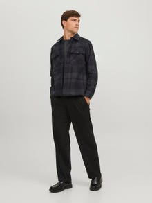 Jack & Jones Comfort Fit Overshirt -Dark Grey Melange - 12241533