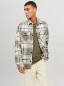 Jack & Jones Comfort Fit Overshirt -Brindle - 12241533