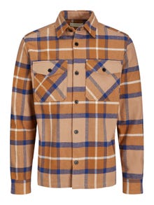 Jack & Jones Comfort Fit Overshirt -Leather Brown - 12241533