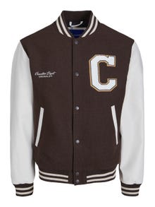 Jack & Jones Baseballjacka -Chocolate Brown - 12241559