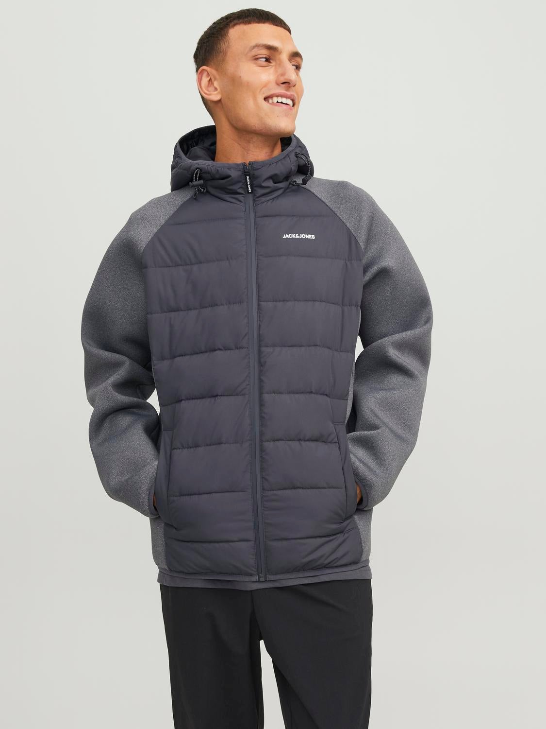 Jack jones grey on sale jacket