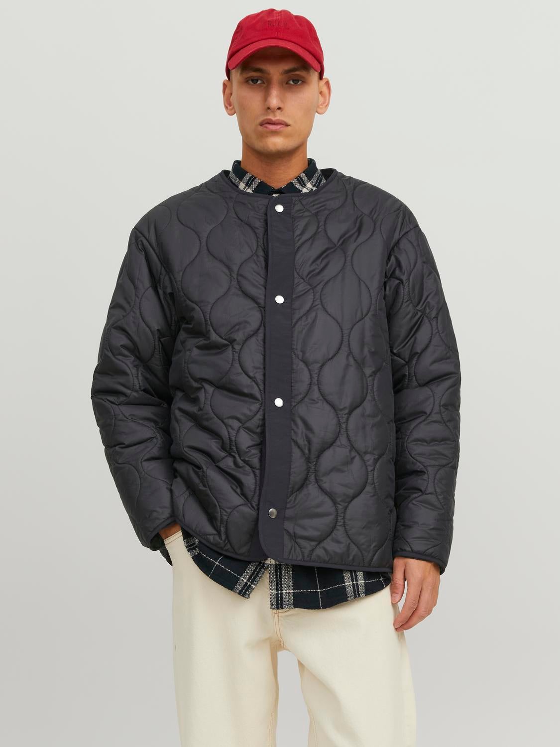 ClaPOST O'ALLS 41 DV QUILTED JACKET BLACK