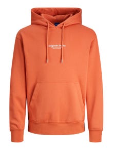 Jack & Jones Trykk Hettegenser -Ginger - 12241687