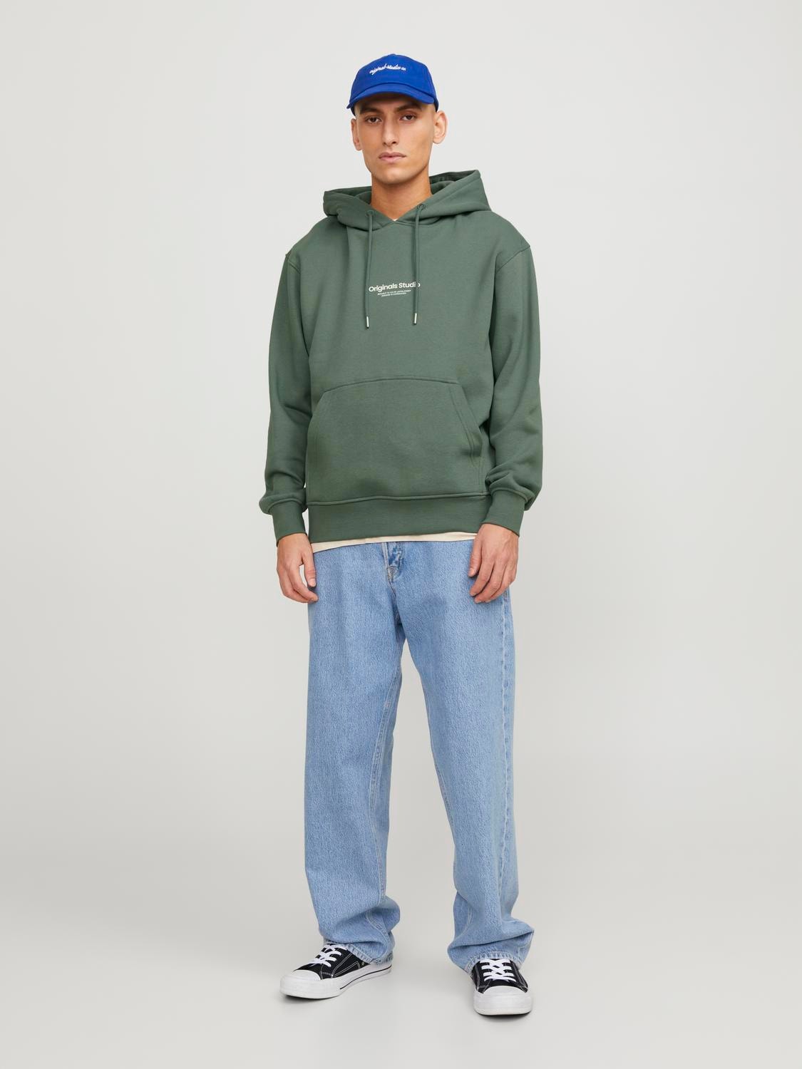 Jack & Jones Nyomott mintás Kapucnis felső -Laurel Wreath - 12241687