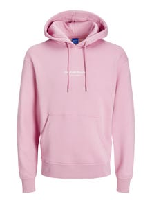 Jack & Jones Gedrukt Hoodie -Pink Nectar - 12241687