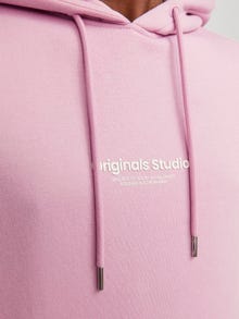 Jack & Jones Gedrukt Hoodie -Pink Nectar - 12241687