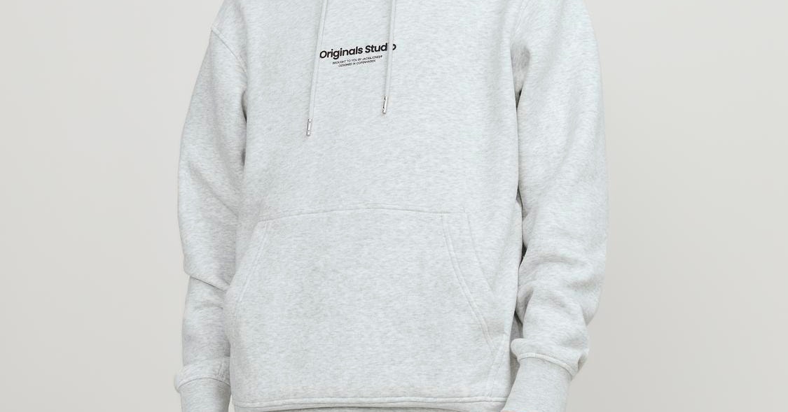 Trükitud Hoodie | Medium Grey | Jack & Jones®