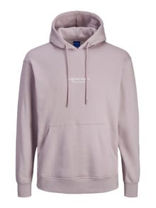 Jack & Jones Felpa con cappuccio Stampato -Lavender Frost - 12241687