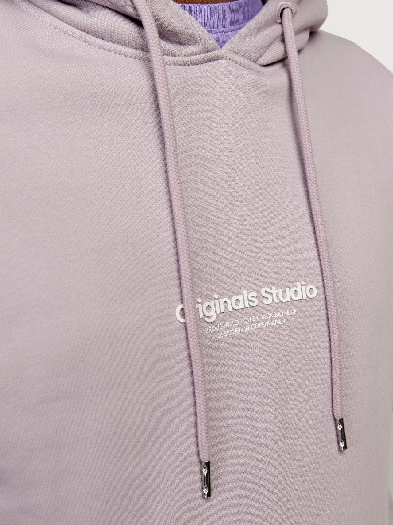 Jack & Jones Gedrukt Hoodie -Lavender Frost - 12241687