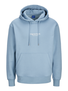 Jack & Jones Printed Hoodie -Mountain Spring - 12241687