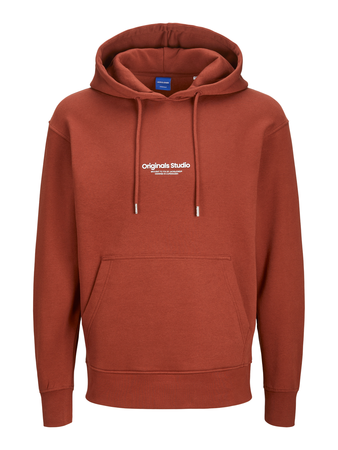 Jack & Jones Printed Hoodie -Brandy Brown - 12241687