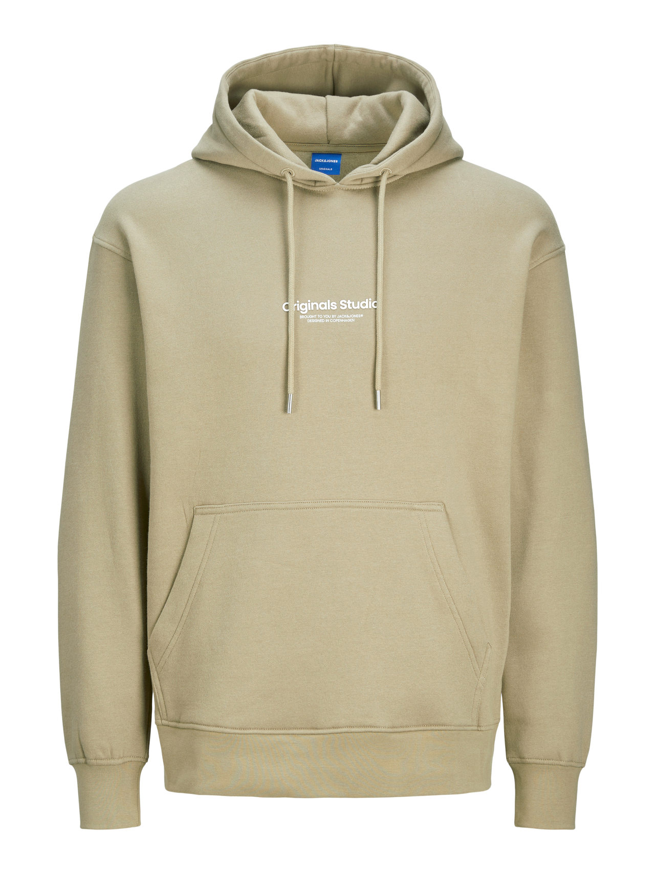 Jack & Jones Felpa con cappuccio Stampato -Silver Sage - 12241687