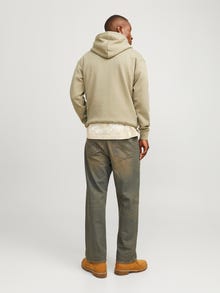 Jack & Jones Gedrukt Hoodie -Silver Sage - 12241687