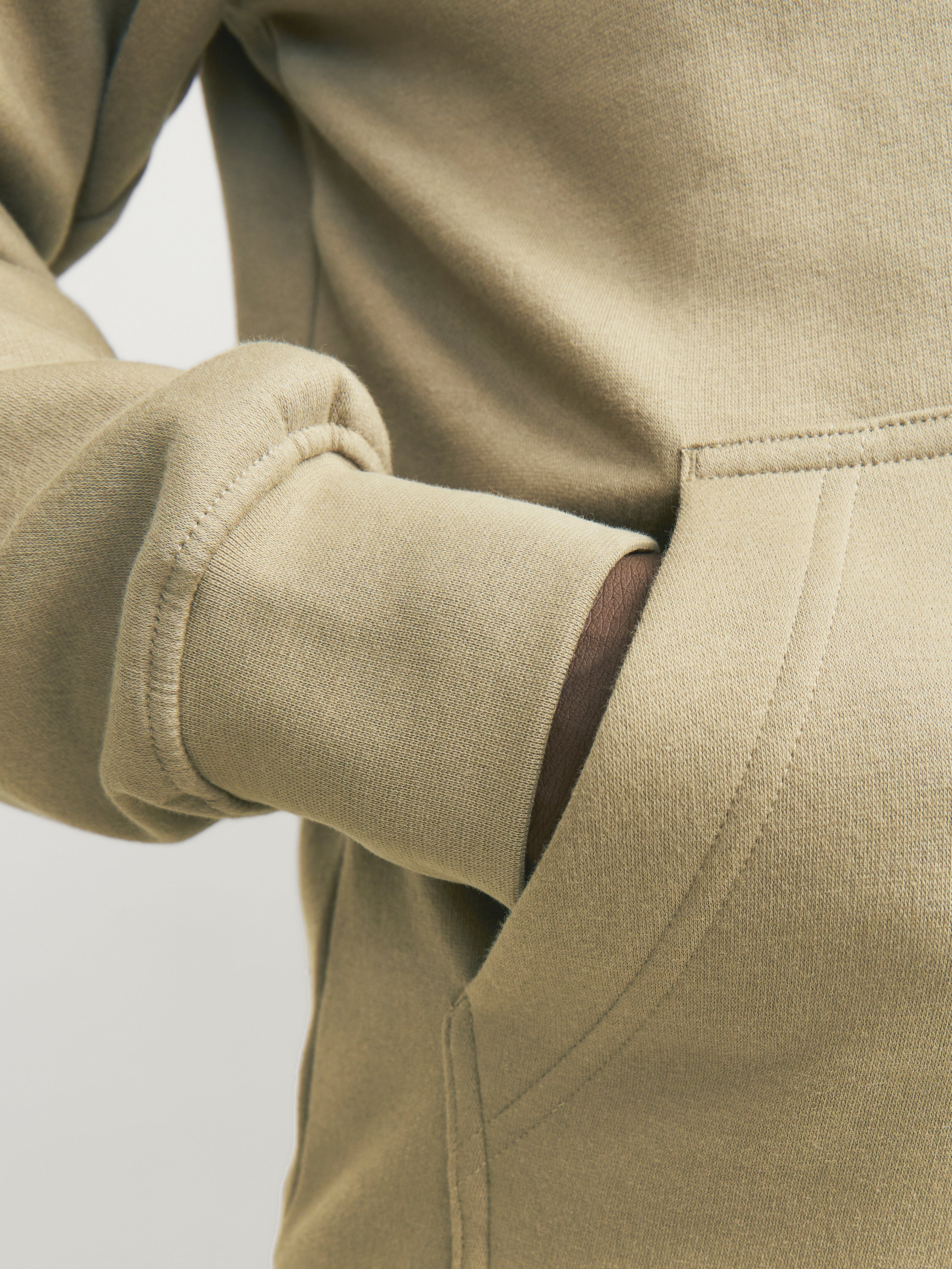 Printed Hoodie | Beige | Jack & Jones®