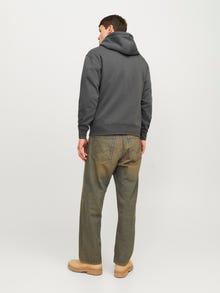 Jack & Jones Gedrukt Hoodie -Iron Gate - 12241687