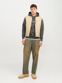 Jack & Jones Nyomott mintás Kapucnis felső -Iron Gate - 12241687