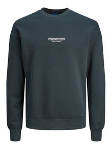 Jack & Jones Printed Crew neck Sweatshirt -Magical Forest - 12241694