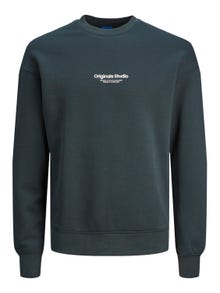 Jack & Jones Trükitud Meeskonnakaelusega higistamissärk -Magical Forest - 12241694