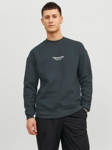 Jack & Jones Trükitud Meeskonnakaelusega higistamissärk -Magical Forest - 12241694