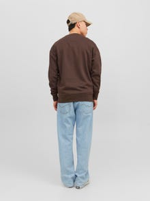 Jack & Jones Bedrukt Sweatshirt met ronde hals -Chocolate Brown - 12241694
