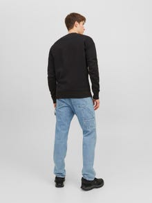 Jack & Jones Gedrukt Sweatshirt met ronde hals -Black - 12241694
