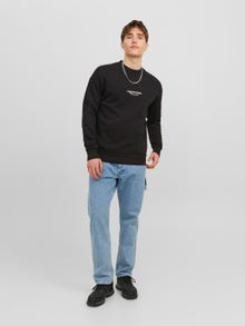 Jack & Jones Bedrukt Sweatshirt met ronde hals -Black - 12241694