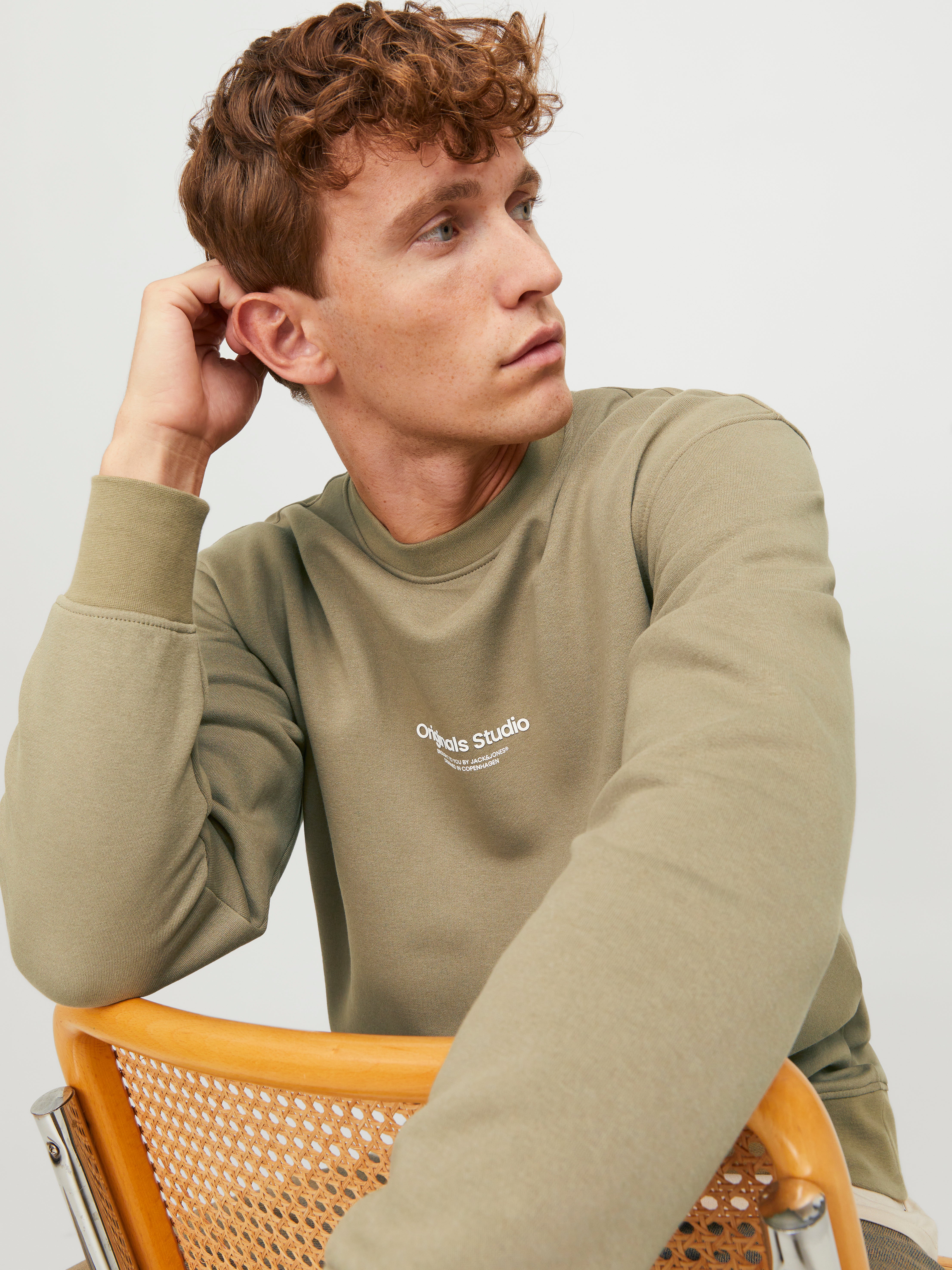 50% Rabatt auf Gedruckt Sweatshirt mit Rundhals | Jack & Jones® 