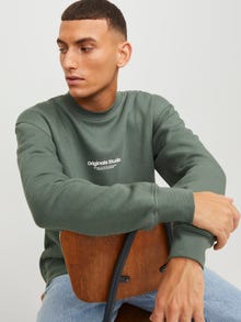 Jack & Jones Nadruk Bluza z okrągłym dekoltem -Laurel Wreath - 12241694