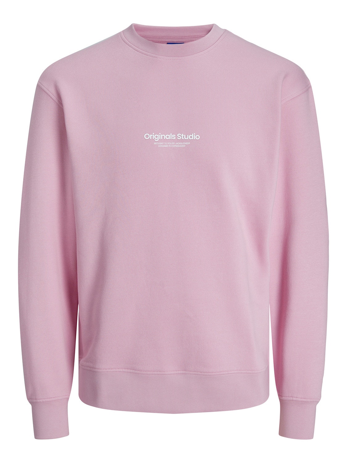Jack & Jones Printed Crewn Neck Sweatshirt -Pink Nectar - 12241694