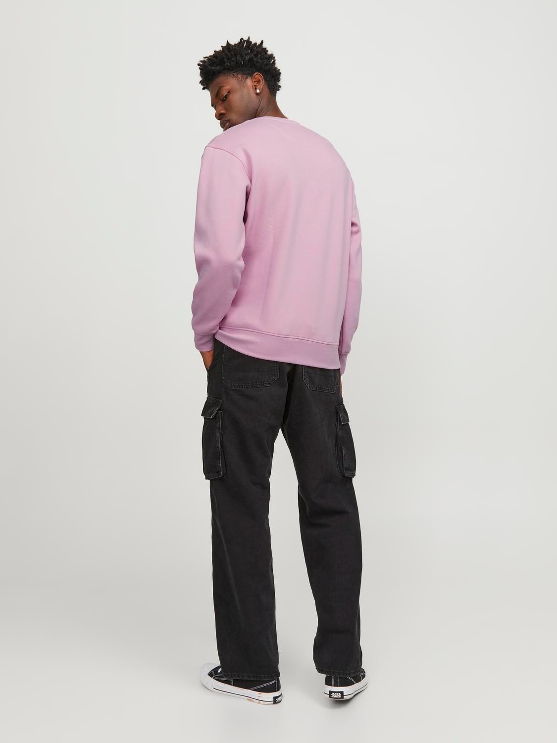 Jack & Jones Gedruckt Sweatshirt mit Rundhals -Pink Nectar - 12241694