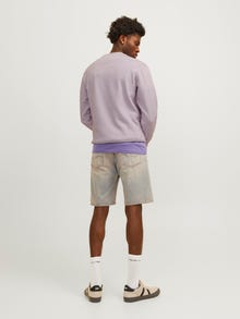 Jack & Jones Gedrukt Sweatshirt met ronde hals -Lavender Frost - 12241694