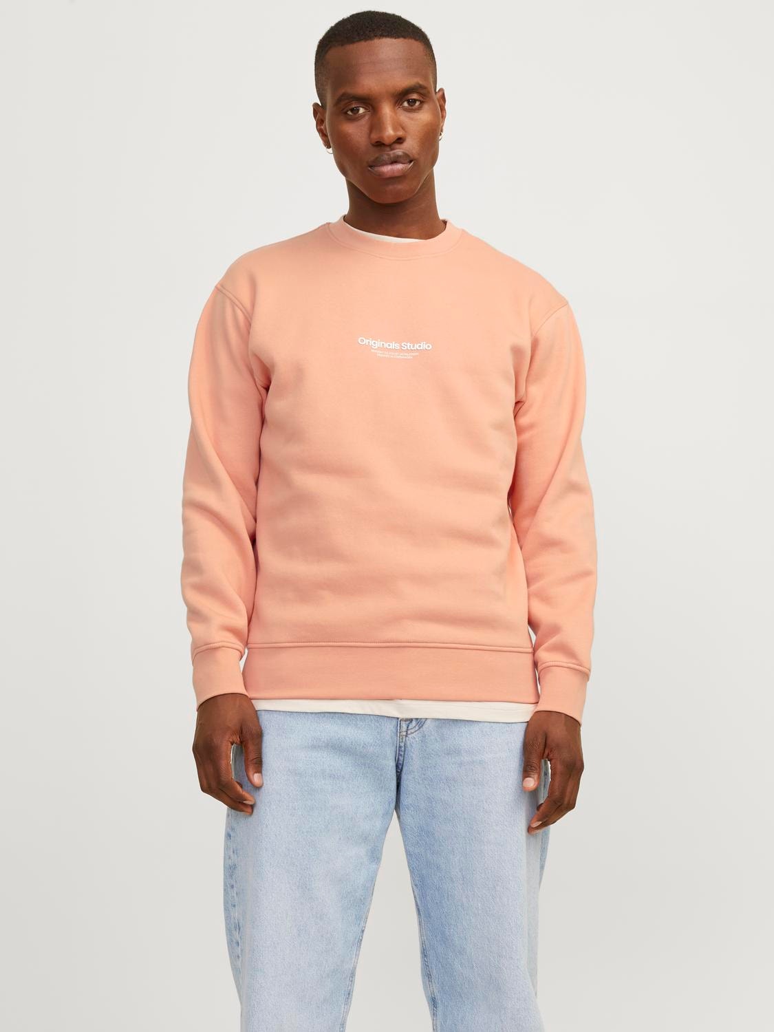 Jack & Jones Gedrukt Sweatshirt met ronde hals -Canyon Sunset - 12241694