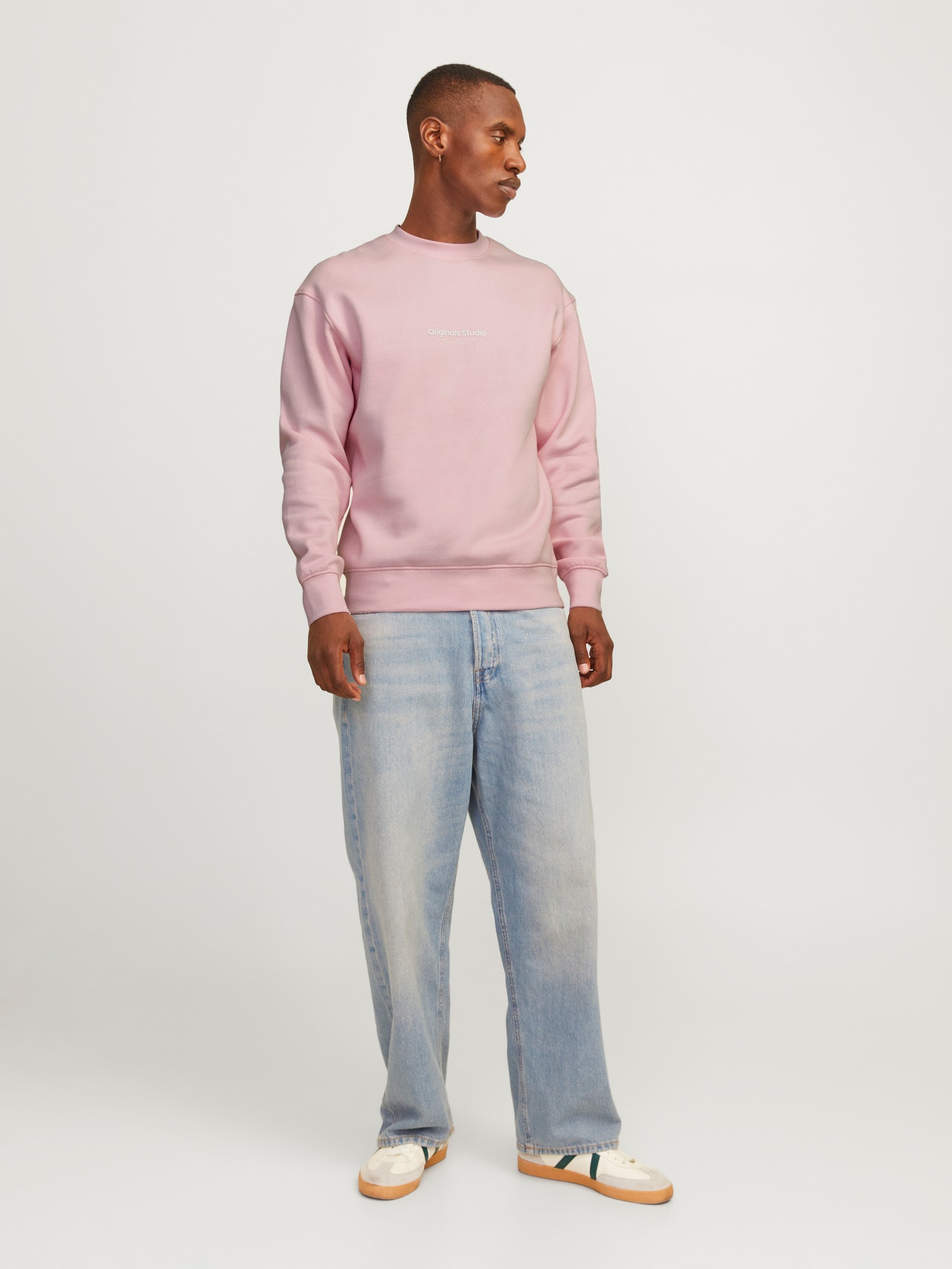 Jack & Jones Printed Crewn Neck Sweatshirt -Fairy Tale - 12241694