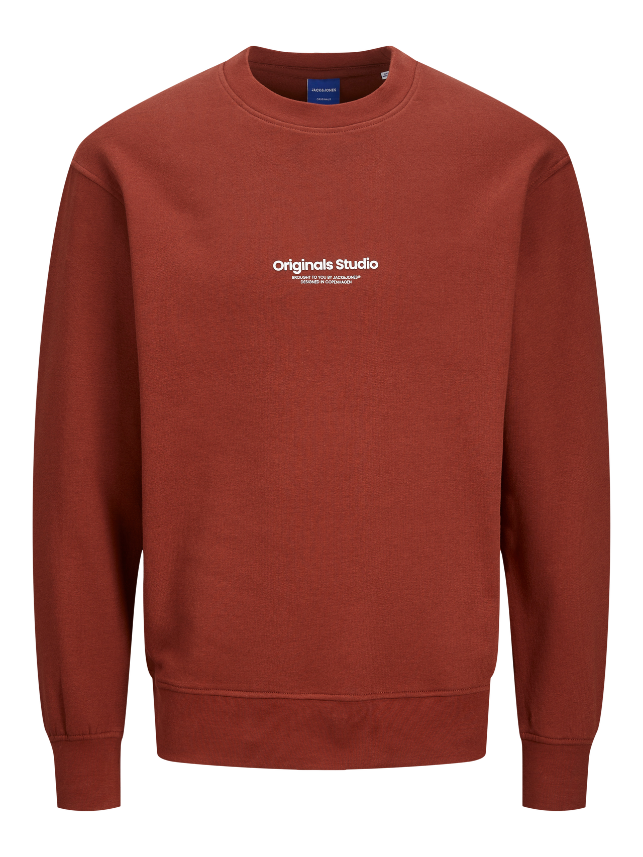Jack & Jones Gedrukt Sweatshirt met ronde hals -Brandy Brown  - 12241694