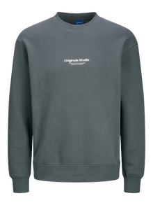 Jack & Jones Gedrukt Sweatshirt met ronde hals -Iron Gate - 12241694