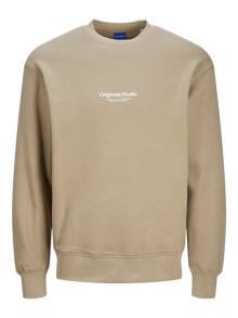 Jack & Jones Gedrukt Sweatshirt met ronde hals -Silver Sage - 12241694