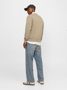 Jack & Jones Gedrukt Sweatshirt met ronde hals -Silver Sage - 12241694