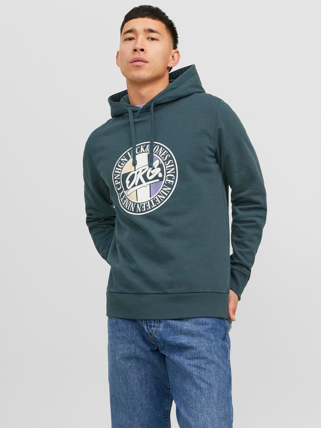 Sweat À Capuche Logo - Jack & Jones - Modalova