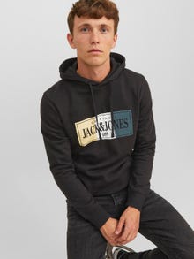 Jack & Jones Logo Hettegenser -Black - 12241776