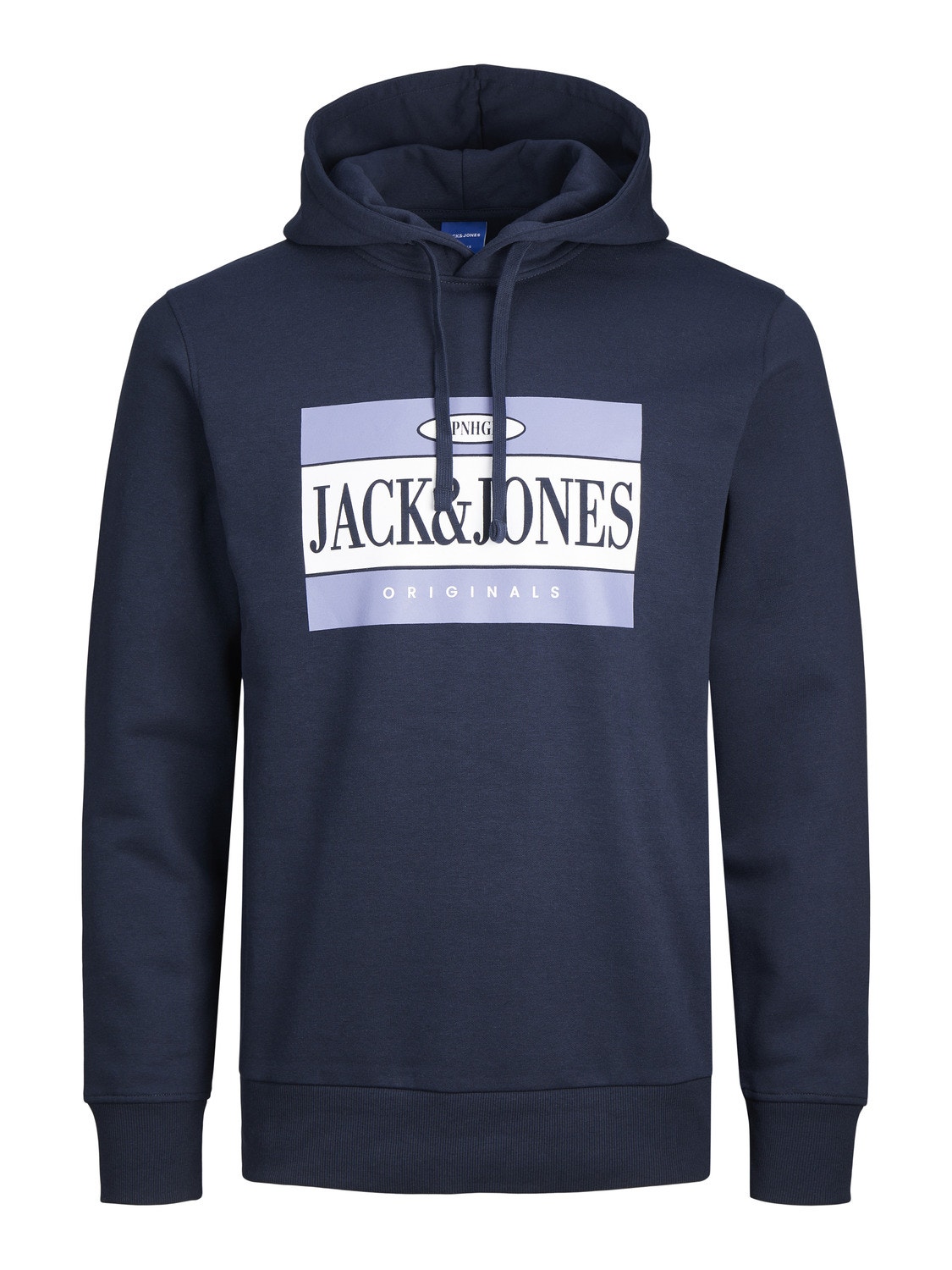 Jack & Jones Φούτερ με κουκούλα -Navy Blazer - 12241776