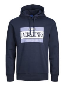 Jack & Jones Logo Hettegenser -Navy Blazer - 12241776