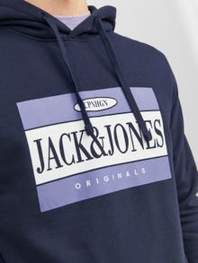 Jack & Jones Logo Huppari -Navy Blazer - 12241776