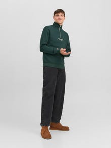 Jack & Jones Teksti Puolivetoketjullinen villapaita -Magical Forest - 12241777